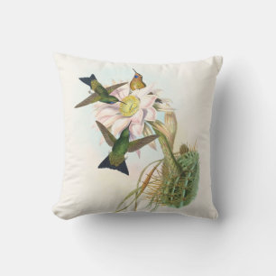 Glowing Puff-Leg by John Gould Throw Pillow
