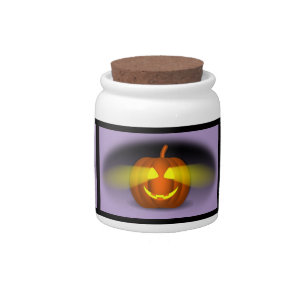 Glowing Pumpkin - Candy Jar