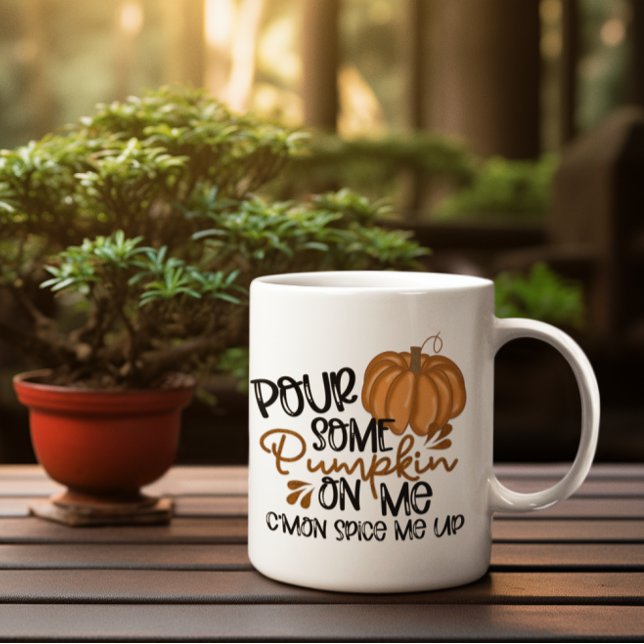 Glowing Pumpkin Halloween Coffee Mug (Creator Uploaded)