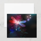 Glowing red dragonfly (Front/Back)