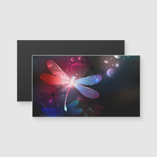 Glowing red dragonfly (Front/Back)