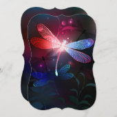 Glowing red dragonfly (Front/Back)