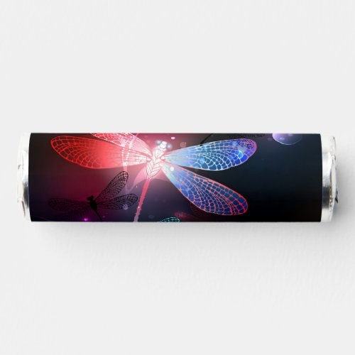 Glowing red dragonfly breath savers mints