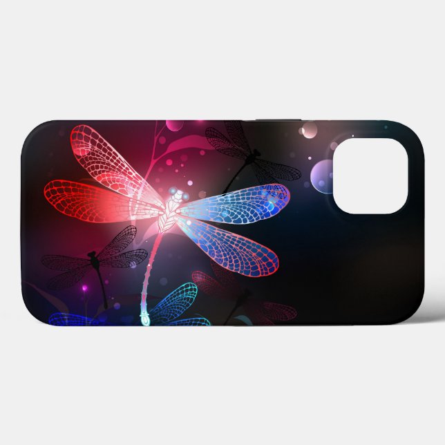 Glowing red dragonfly Case-Mate iPhone case (Back (Horizontal))