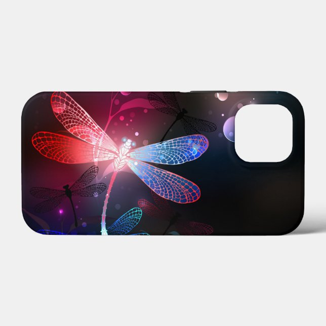 Glowing red dragonfly Case-Mate iPhone case (Back (Horizontal))