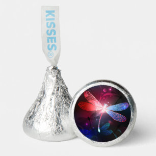 Glowing red dragonfly hershey®'s kisses®