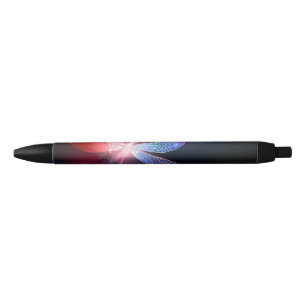 Glowing red dragonfly pen