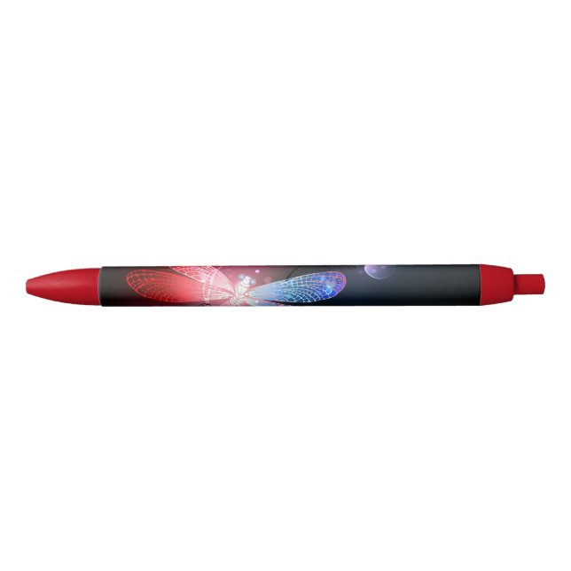 Glowing red dragonfly pen (Front)