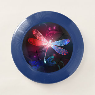 Glowing red dragonfly Wham-O frisbee