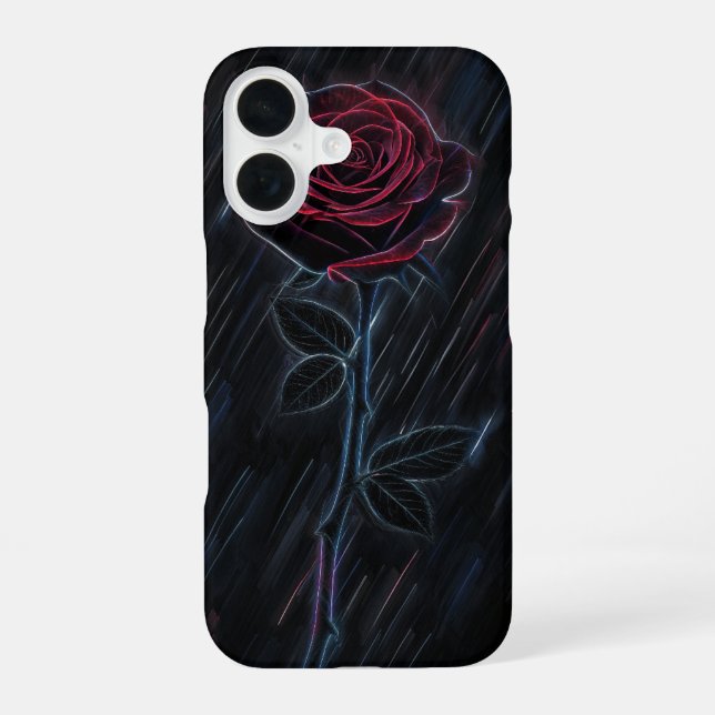Glowing Rose iPhone Case (Back)