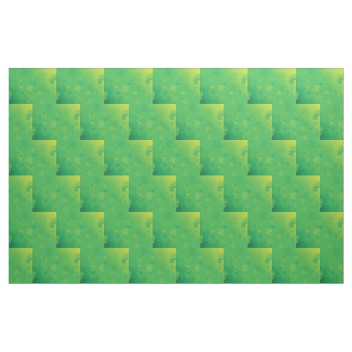 Glowing Shamrocks Fabric