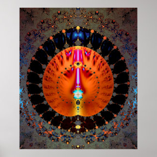 'Glowing Shield' Poster