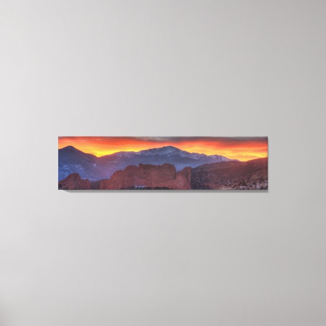 Glowing Sky Canvas Print (Front)