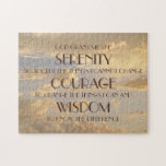 Glowing Sky Serenity Prayer Puzzle at Zazzle