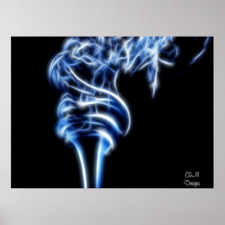 Glowing Smoke Poster