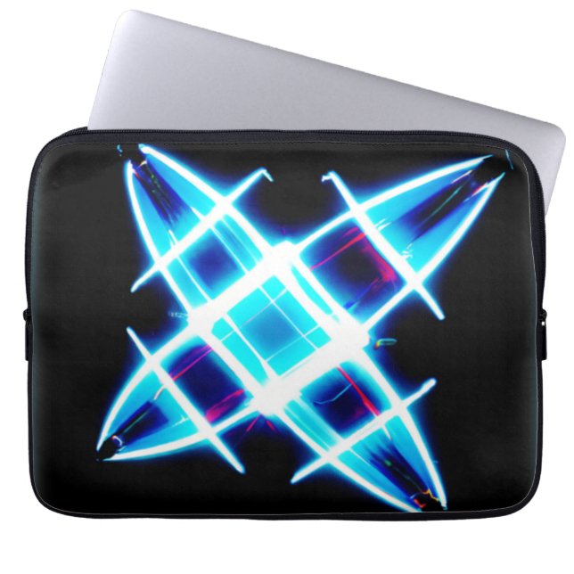 Glowing Star Patterns. Buy Now Laptop Sleeve (Front)