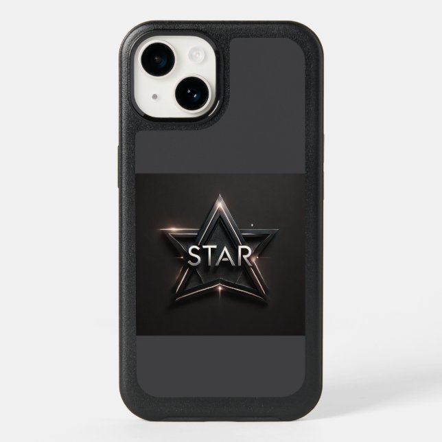 "Glowing STAR Triangle – Sleek & Modern Design" Otterbox iPhone Case (Back)