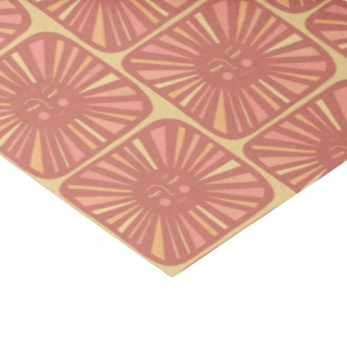 Glowing Sun Cute and Charming Pink Sunshine Gift Tissue Paper