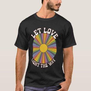 Glowing Sun With Rainbow Rays T-Shirt