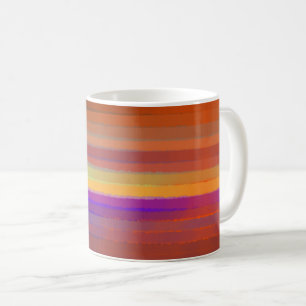 Glowing Sunrise Salty Watercolor Pop Of Color Art Coffee Mug