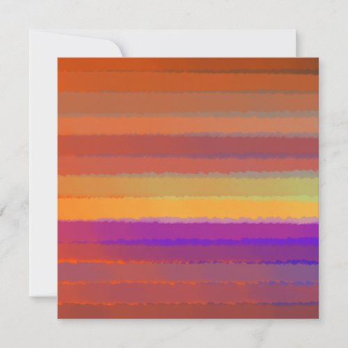 Glowing Sunrise Salty Watercolor Pop Of Color Art Note Card