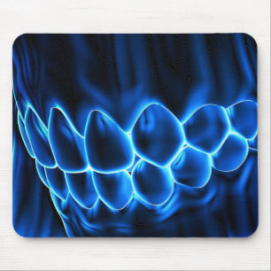 Glowing Teeth Bite & Gums Dentist Mousepad