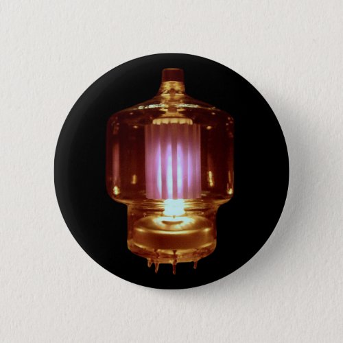 Glowing Transmitter Vacuum Tube Button