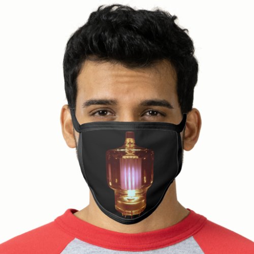 Glowing Transmitter Vacuum Tube Face Mask