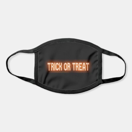 Glowing Trick Or Treat Halloween Face Mask
