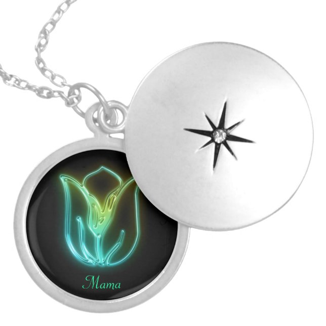 Glowing Tulip Necklace (Front)