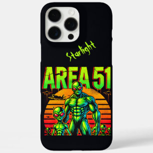 Glowing UFOs Loom Over Area 51 iPhone 16 Pro Max Case
