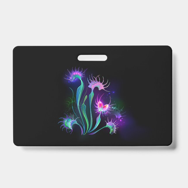 Glowing Venus Flytrap Badge (Front)