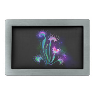 Glowing Venus Flytrap Belt Buckle