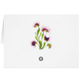 Glowing Venus Flytrap Cards (Back Horizontal)