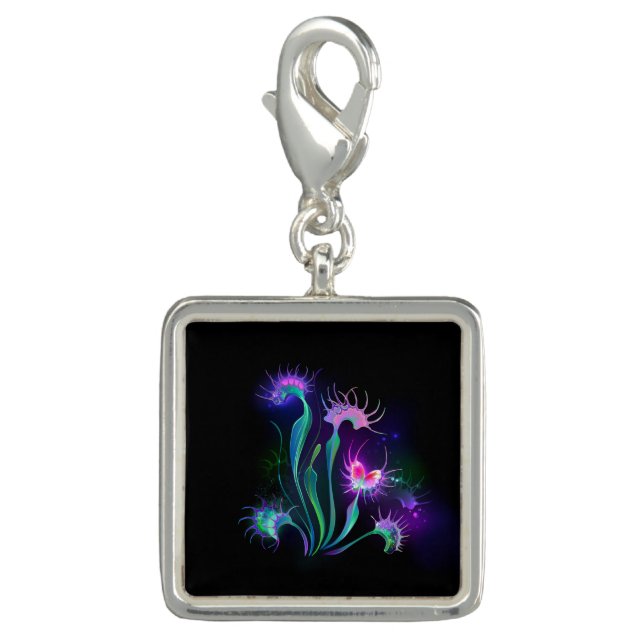 Glowing Venus Flytrap Charm (Front)