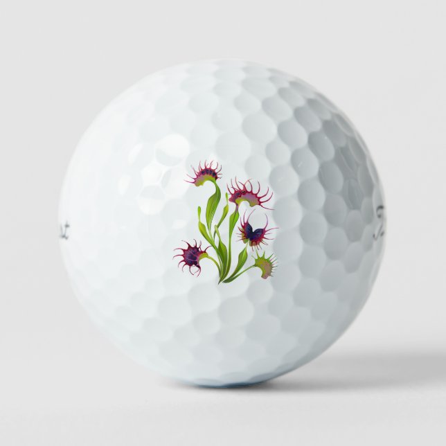 Glowing Venus Flytrap Golf Balls (Front)