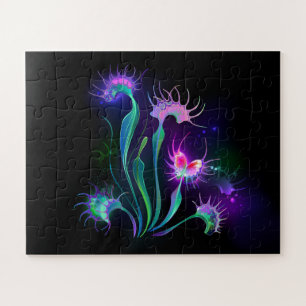 Glowing Venus Flytrap Jigsaw Puzzle