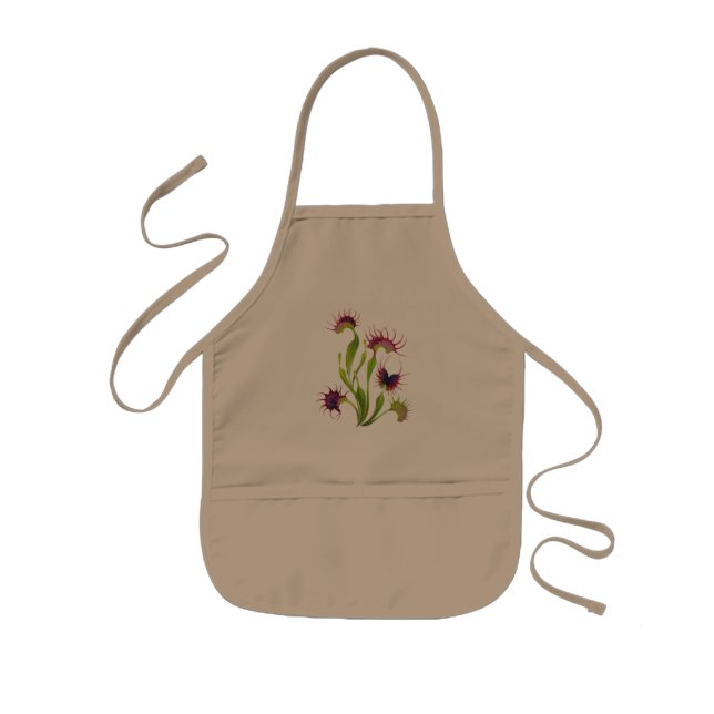 Glowing Venus Flytrap Kids' Apron (Front)