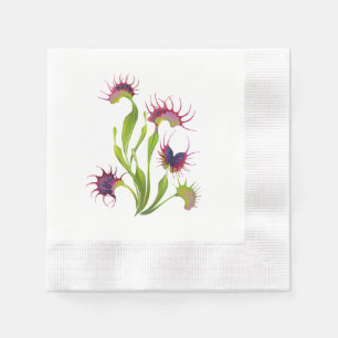 Glowing Venus Flytrap Napkins