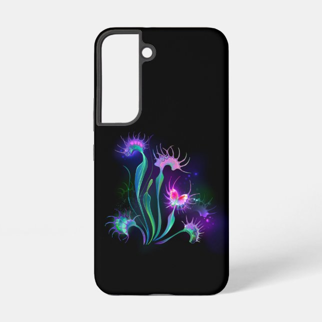 Glowing Venus Flytrap Samsung Galaxy Case (Back)