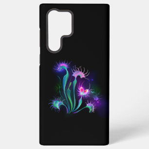 Glowing Venus Flytrap Samsung Galaxy S22 Ultra Case