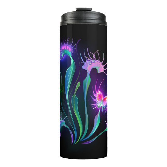 Glowing Venus Flytrap Thermal Tumbler (Front)
