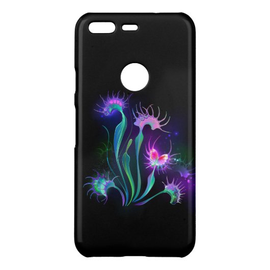 Glowing Venus Flytrap Uncommon Google Pixel Case (Back)