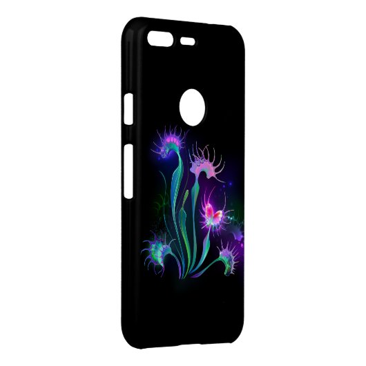 Glowing Venus Flytrap Uncommon Google Pixel Case (Back/Right)