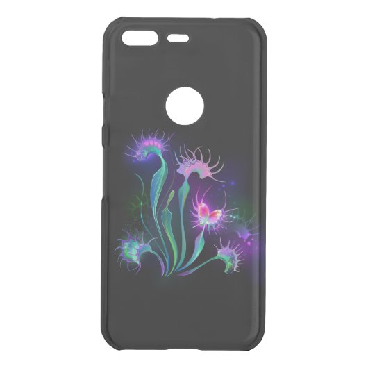 Glowing Venus Flytrap Uncommon Google Pixel Case (Back)