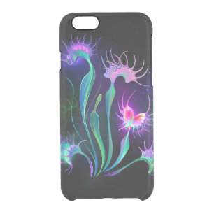 Glowing Venus Flytrap Clear iPhone 6/6S Case