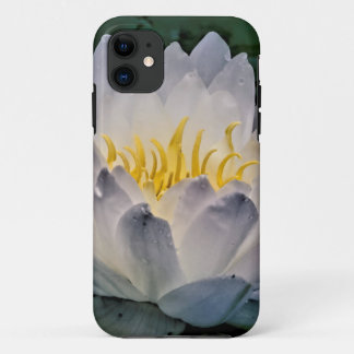 Glowing White Lotus flower iPhone 11 Case