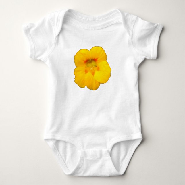 Glowing Yellow Nasturtium Flower Baby Creeper (Front)