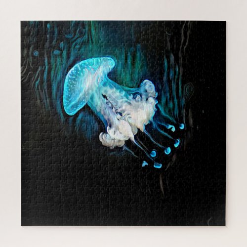 Glowlight Jellyfish Jigsaw Puzzle