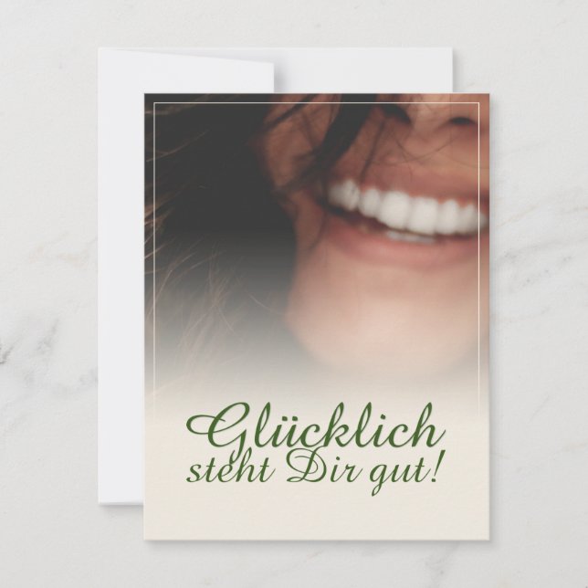 Glücklich steht Dir gut! (Front)